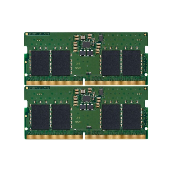 16GB Kingston ValueRAM 5600MHz CL46 DDR5 SO-DIMM Dual Channel Kit (2x 8GB) Image
