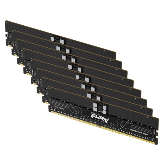 128GB Kingston FURY Renegade Pro 4800MHz DDR5 CL36 Octuple Memory Kit (8x 16GB) Image