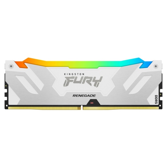 16GB Kingston FURY Renegade RGB 6000MHz DDR5 CL32 Memory Module - White Image