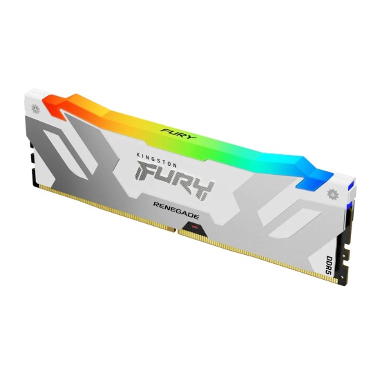 16GB Kingston FURY Renegade RGB 6400MHz DDR5 CL32 Memory Module - White Image