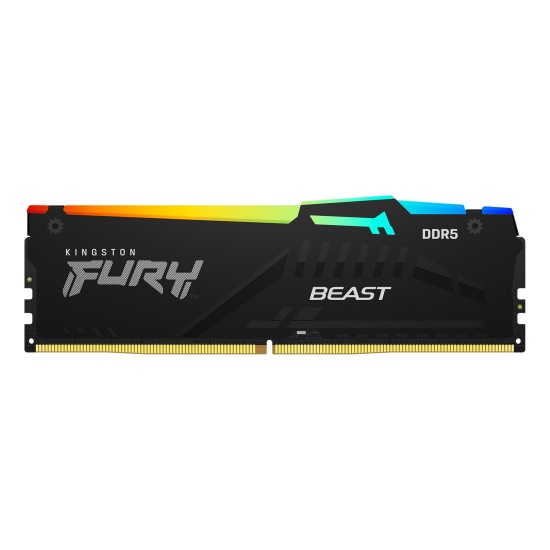 8GB Kingston FURY Beast RGB 5200MHz DDR5 CL40 Memory Module Image