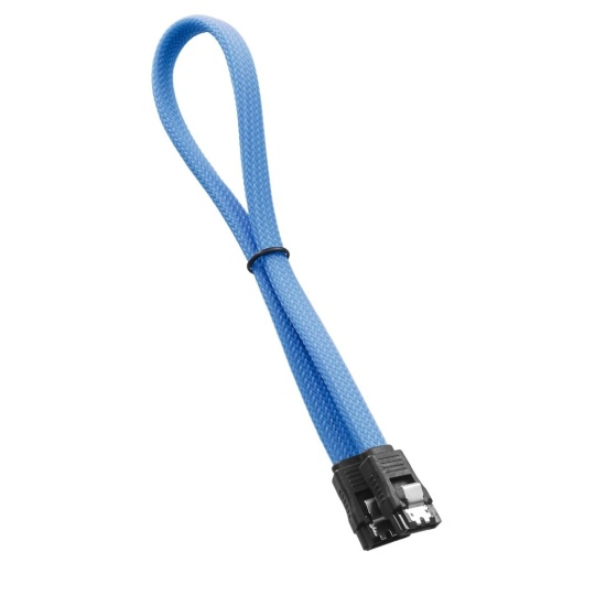 CableMod ModMesh SATA 3 Cable - Light Blue - 30cm Image