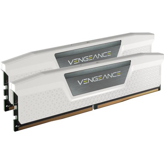 32GB Corsair Vengeance DDR5 5600MHz CL36 Dual Channel Kit (2x 16GB) - White Image