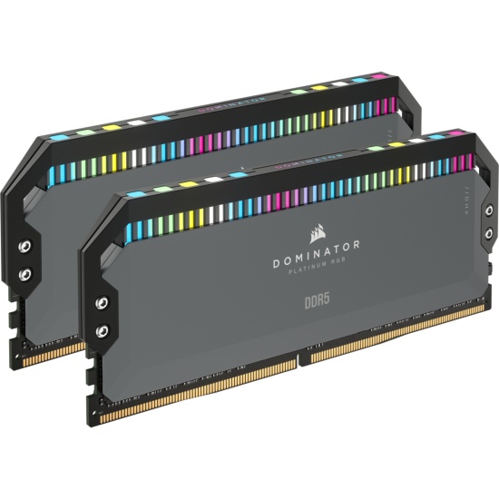 64GB Corsair Dominator Platinum RGB DDR5 5200MHz CL40 Dual Channel Kit (2x 32GB) Image
