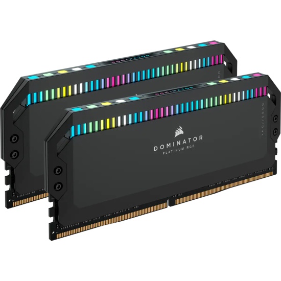 64GB Corsair Dominator Platinum RGB DDR5 6000MHz CL40 Dual Channel Kit (2x 32GB) Image