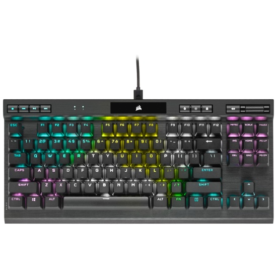 Corsair K70 RGB TKL Champion Series Optical Wired USB Gaming Keyboard  Image