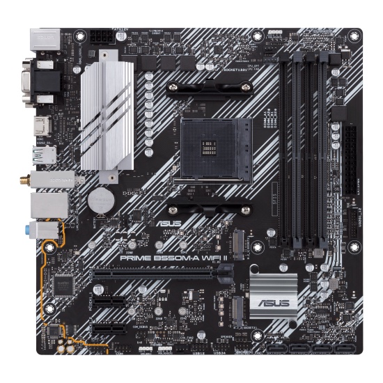ASUS PRIME B550M-A WIFI II AMD Micro ATX DDR4 Motherboard Image