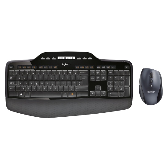Logitech MK710 Wireless Keyboard and Mouse Combo - UK English Layout  Image