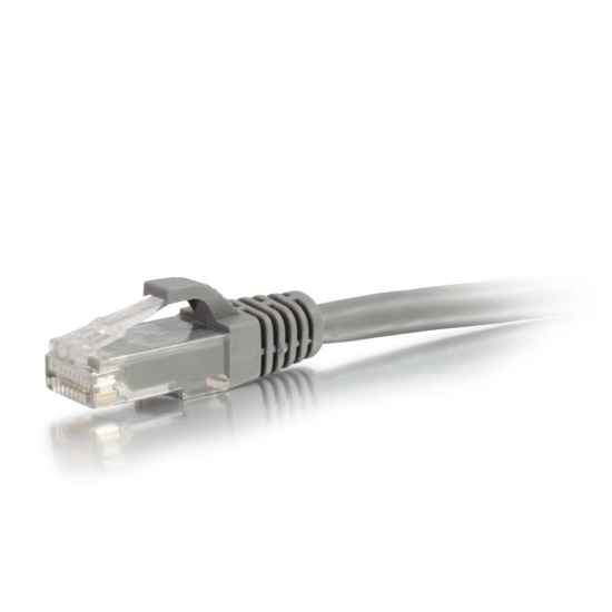 C2G Snagless Unshielded Cat6 Ethernet Network Cable - Gray - 0.5ft  Image