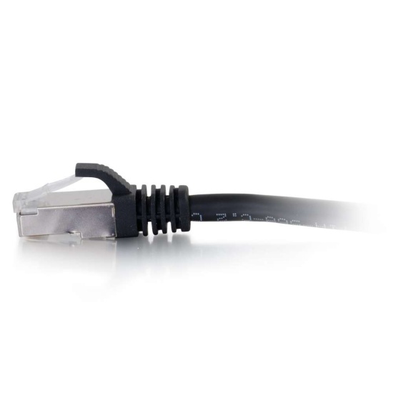 C2G Shielded Snagless Cat6 Ethernet Network Cable - Black - 35ft  Image