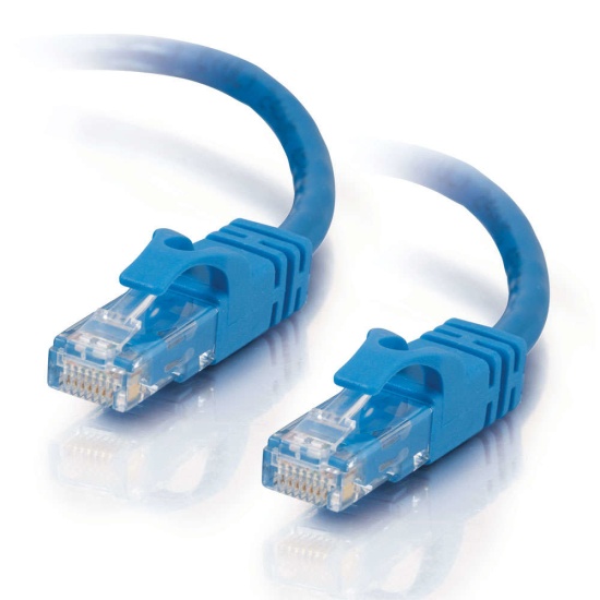 C2G Unshielded Snagless Cat6 Ethernet Network Cable - Blue - 20ft  Image