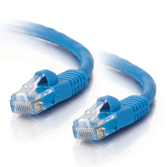 C2G Unshielded Snagless Cat5e Ethernet Network Patch Cable - Blue - 200ft  Image