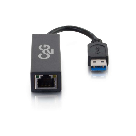 C2G USB 3.0 to RJ-45 Male to Female Gigabit Network Adapter Image