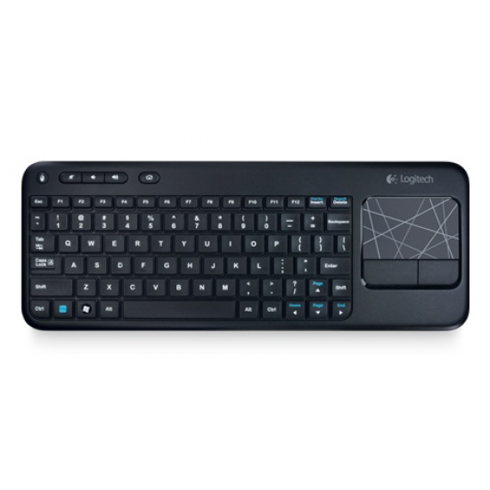 Logitech K400 RF Wireless Black Keyboard US English Image