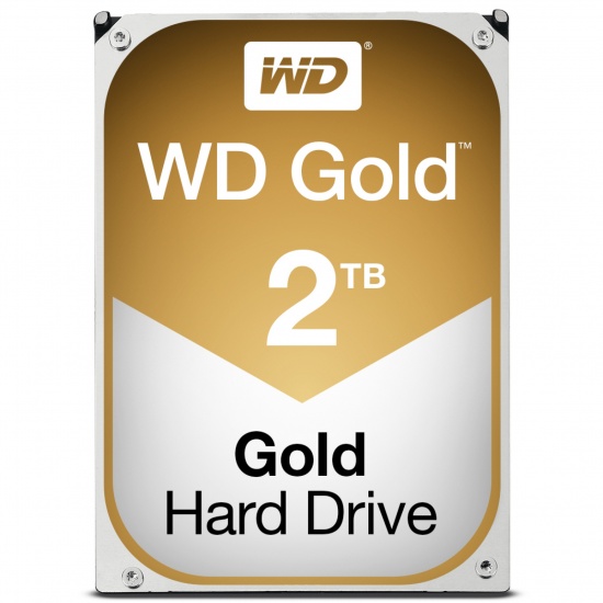 2 TB Western Digital Gold 3.5-inch SATA III Internal Hard Drive Image