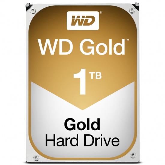 1TB Western Digital Gold 3.5-inch SATA III Internal Hard Drive Image