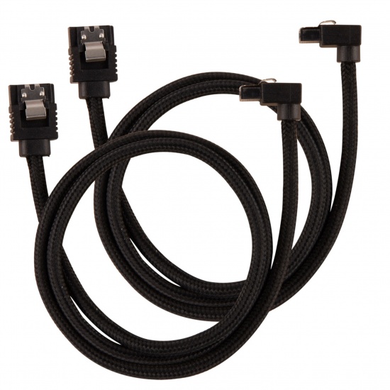 Corsair Premium Sleeved SATA Black Cables Image