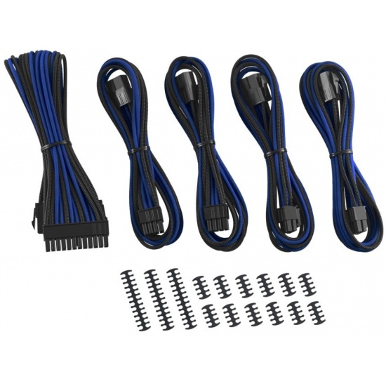 CableMod Classic ModMesh Cable Extension Kit - 8+8 Series Black and Blue Image