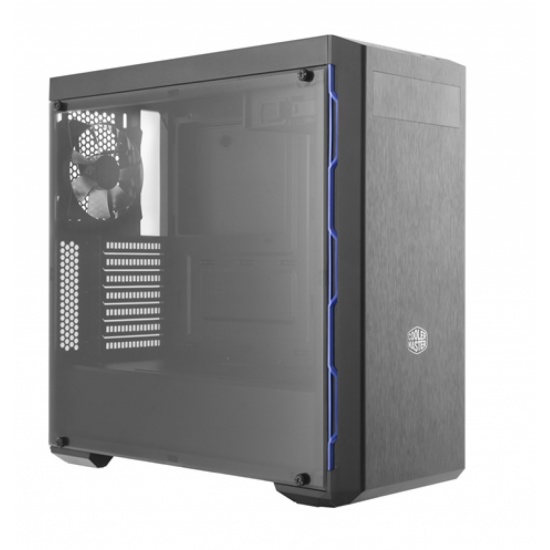 Cooler Master MasterBox MB600L Mid-Tower Black, Blue Computer Case Image