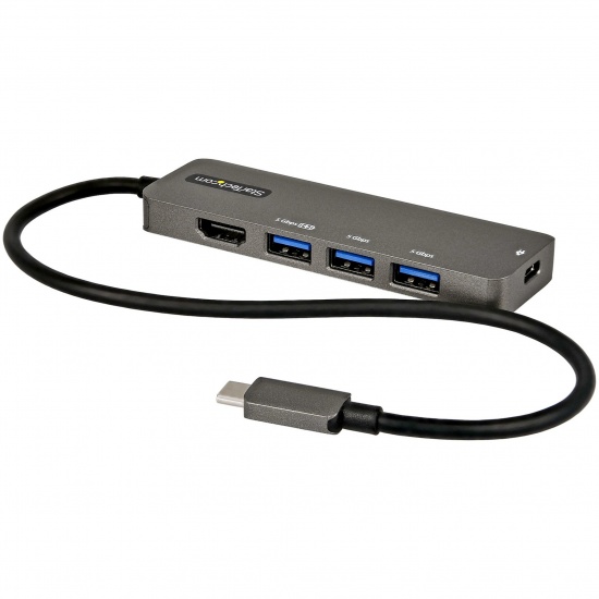 StarTech USB-C Multiport Adapter, USB-C to 4k 60Hz HDMI 2.0 Docking station Image
