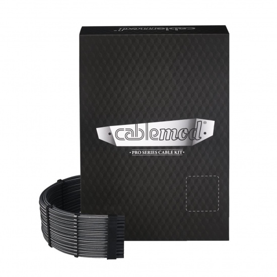 CableMod C-Series PRO ModMesh Cable Kit for Corsair AXi/HXi/RM (Yellow Label) - Carbon Image
