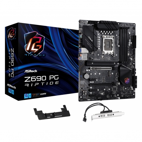 ASROCK Z690 Phantom Gaming Riptide Intel LGA 1700 DDR4  Motherboard Image