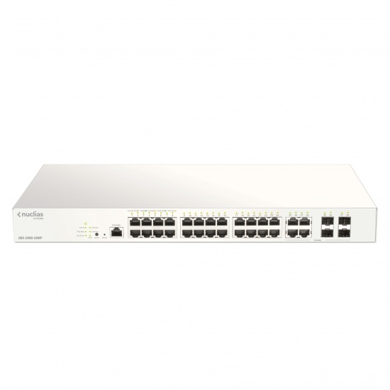 D-Link 28-Port Nuclias Cloud-Managed PoE Switch Image