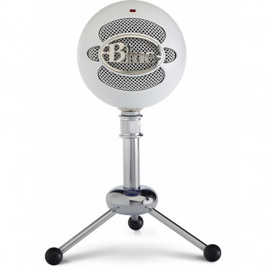 Blue Snowball Microphone - White Image