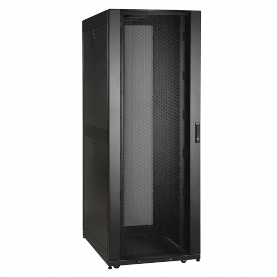 Tripp Lite 48U SmartRack Wide Standard-Depth Rack Enclosure Cabinet with doors & side panels Image