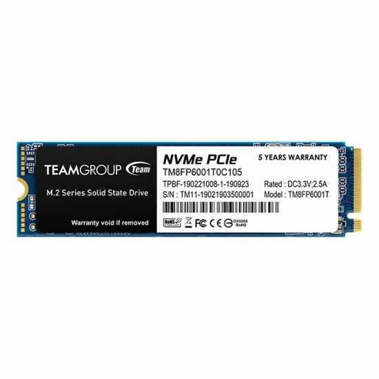 1TB Team Group MP33 M.2  PCI Express 3.0 3D NAND NVMe Internal Solid State Drive Image