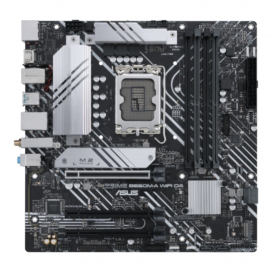 Asus Prime B660M-A WIFI D4 Intel LGA 1700 Micro ATX DDR4  Motherboard Image