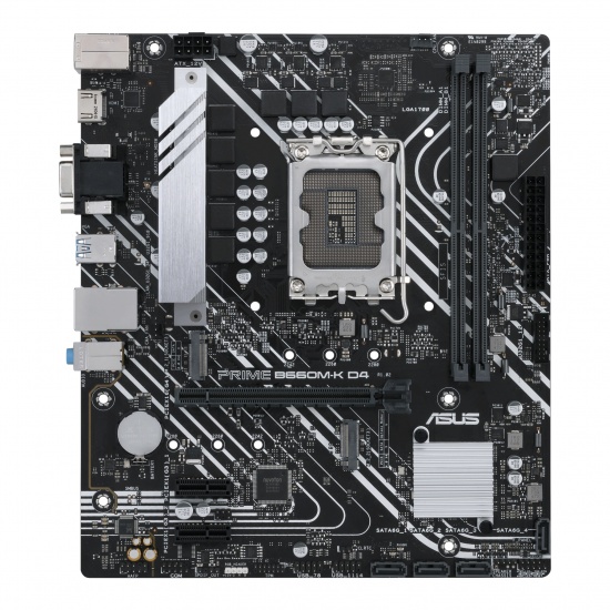 Asus Prime B660M-K D4 Intel  LGA 1700 Micro ATX DDR4 Motherboard Image
