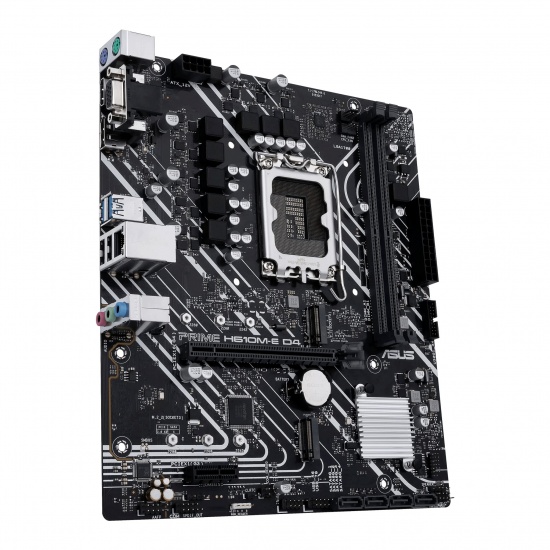 Asus Prime H610M-E D4-CSM Intel LGA 1700 Micro ATX DDR4 Motherboard Image