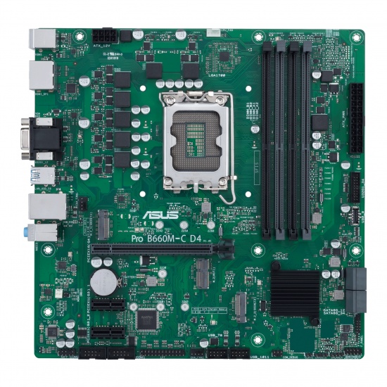 Asus Pro B660M-C D4-CSM Intel LGA 1700 Micro ATX DDR4 Motherboard Image