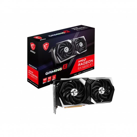 MSI Radeon RX 6600 XT GAMING X 8G AMD 8GB GDDR6 Graphics Card Image