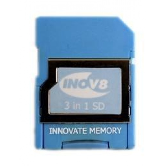 2Gb Inov8 3-in-1 Secure Digital Card (MicroSD/miniSD/SD) Image
