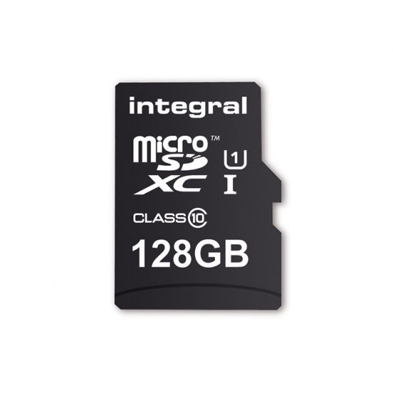 128GB Integral Ultima Pro microSDXC CL10 (90MB/s) High-Speed Memory ...