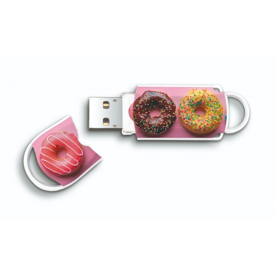 128GB Integral Xpression USB 3.0 Flash Drive Doughnuts Image