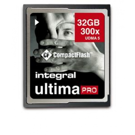 32GB Integral Ultima Pro 300X CompactFlash memory card UDMA 5 Image