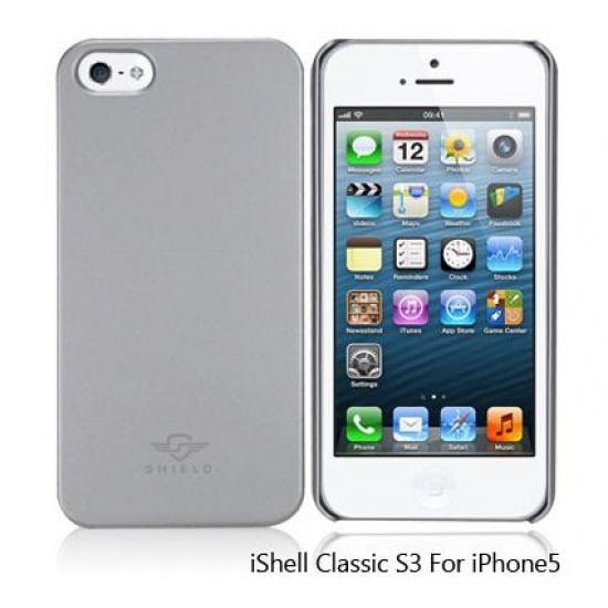 iShell Platinum Classic S3 Snap-On Case + Screen Protector for iPhone 5 Image