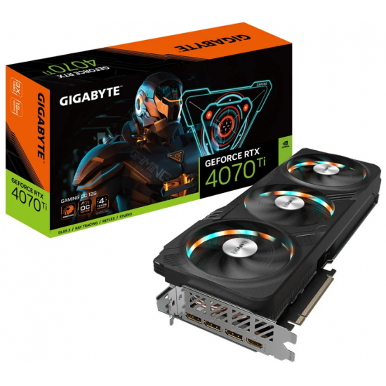 Gigabyte NVIDIA GeForce RTX­­ 4070 Ti 12GB GDDR6X Gaming Graphics Card Image