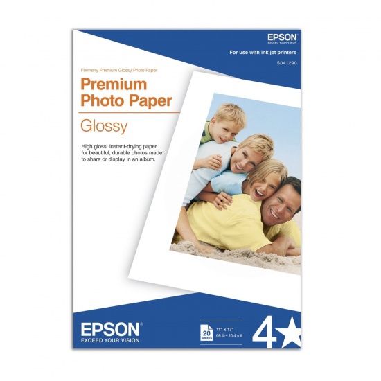 Epson Glossy 8x10 Photo Paper - 20 Sheets Image