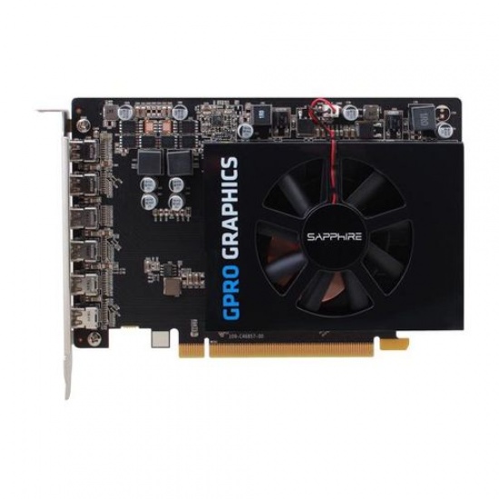 Sapphire GPRO 6200 AMD 4GB GDDR5 Graphics Card Image