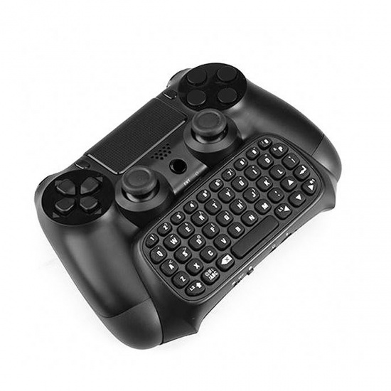 NEON Wireless Keyboard for PS4 Controller - Black Image