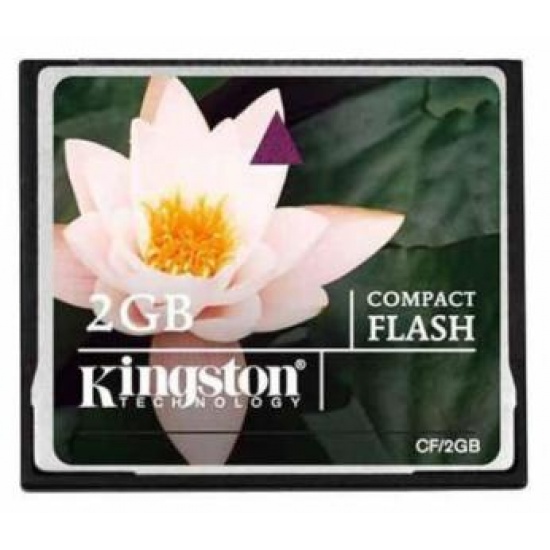 2GB Kingston CompactFlash Memory Card Image