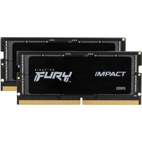32GB Kingston FURY Impact 5600MHz DDR5 SO-DIMM CL40 Dual Channel Kit (2x 16GB) Image