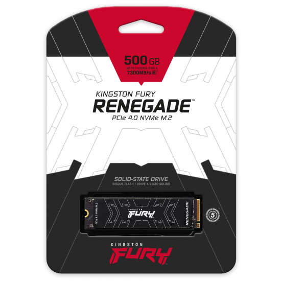 500GB Kingston Technology FURY Renegade M.2 PCI Express 4.0 Solid State Drive Image