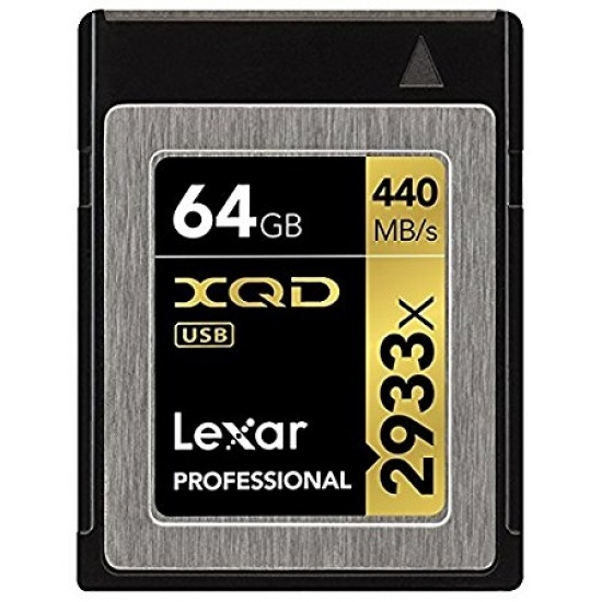 64GB Lexar Professional XQD 2.0 2933x Speed Rating Memory Card Image
