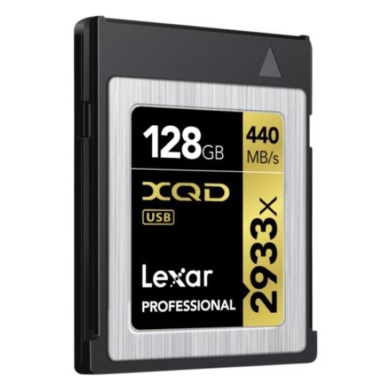 128GB Lexar Professional XQD 2.0 2933x Speed Rating Memory Card Image
