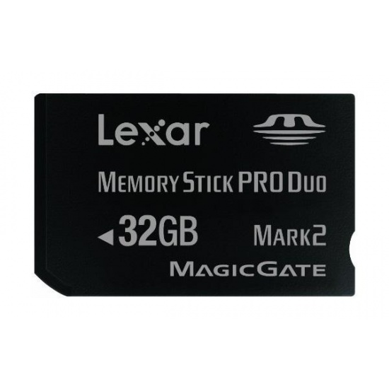 32GB Lexar Platinum II Memory Stick PRO Duo Mark2 Image